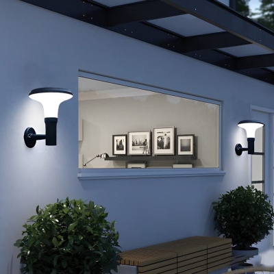 Durable Aluminum Outdoor Wall Light with High-Efficiency Solar Panel, Fast Charging, Waterproof, Rust-Resistant, and Overcharge Protection
