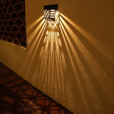 Solar-Powered Waterproof Outdoor Wall Light with Automatic Day/Night Sensor for Balcony, Garden, Doorway, and Garage, Easy Installation