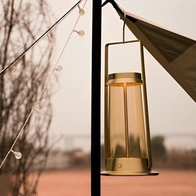 Versatile Waterproof Outdoor LED Table Lamp with Long-Lasting Battery, Portable Handle, and Non-Slip Base for Camping, BBQ, and Parties