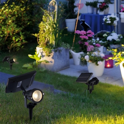 Solar Powered Tree Spotlight with Automatic Color Change, Weatherproof Silicone Seals, Adjustable Angle, and Energy-Saving LED for Outdoor Use