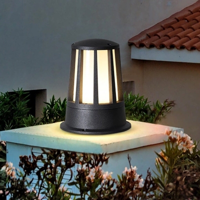 Minimalist LED Waterproof Landscape Lighting, Durable Aluminum Alloy &amp; Glass Shade, IP54 Rated for Stylish Outdoor Home Decoration