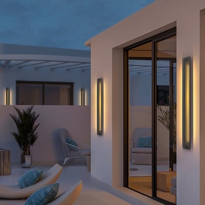 Modern Aesthetic Outdoor Wall Lamp, Aluminum, Frosted Finish, Retro Style, High CRI LED, Bright &amp; Warm Light, IP65 Waterproof, Long-lasting