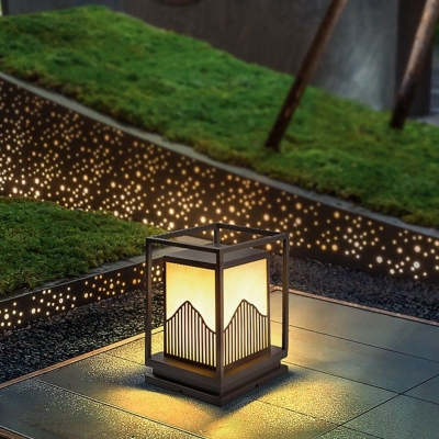 Elegant Stainless Steel Outdoor Garden Light with High Transmittance Lampshade, Rust Proof, Weather Resistant, and Perfect for Enhancing Your Yard's Charm