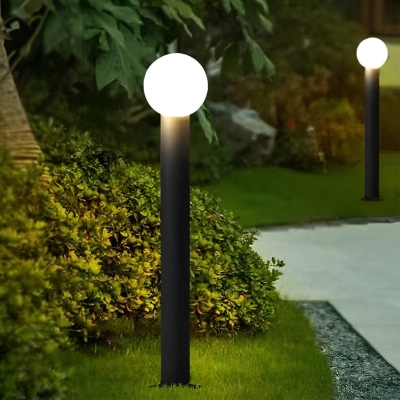 Sturdy Rustproof Outdoor Lawn Lights, Warm Bright LED Pathway Lighting for Yard, Lawn, Park, Walkway, Available in Two Heights