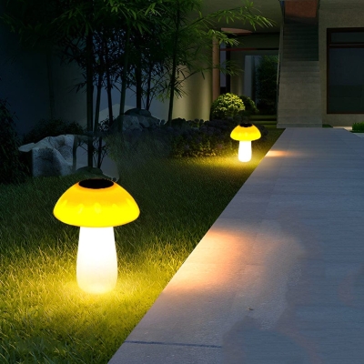 Solar Mushroom Shaped Lawn Lamp, Creative Outdoor Night Light &amp; Landscape Decoration, Fast Charging, High Efficiency, Waterproof, Easy Installation