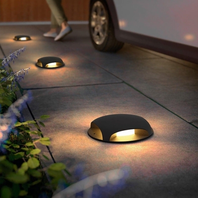 Durable Aluminum Alloy Recessed Step Light, High Brightness, Energy-Saving LED for Safe and Stylish Outdoor Walkways, Waterproof &amp; Rust Proof