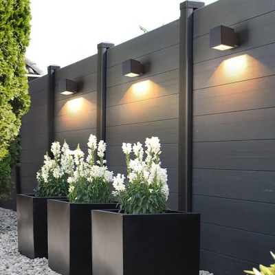 Compact &amp; Lightweight Outdoor Wall Light with Energy-Saving LED, Waterproof &amp; Rustproof for Porch, Patio, Balcony, Garage Door &amp; Entryway