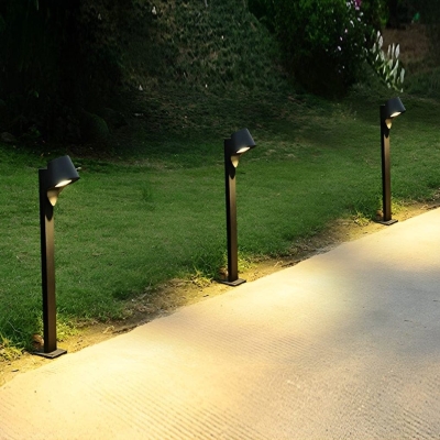 Durable Die-Cast Aluminum Lawn Lamp with Optical Lens, Waterproof, Dustproof, Easy to Install for Gardens, Villas, Parks, and Courtyards