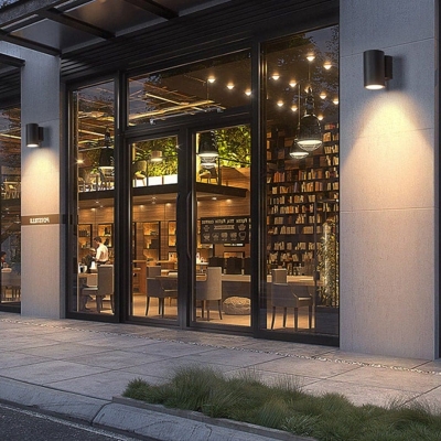 Decorative Up and Down LED Wall Lamp for Indoor and Outdoor Use, High Color Rendering, IP65 Waterproof, Rainproof Porch Light