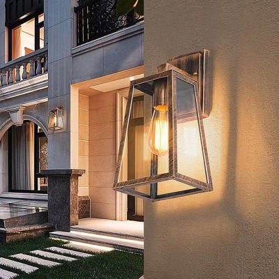 Industrial Retro Style Waterproof Die-Cast Aluminum Wall Lamp with High Brightness and Wide Range Lighting for Indoor and Outdoor Use