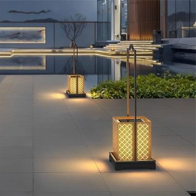 Versatile Waterproof Outdoor Garden Lights with Dual Pattern Designs, Stainless Steel &amp; PE Lampshades, Solar &amp; Wired Options, High-Color LED Illumination