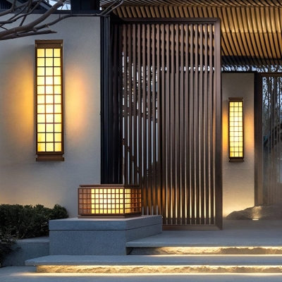 Durable Stainless Steel Outdoor Wall Light with Imitation Marble Lampshade, Easy Installation, Weather-Resistant, Ideal for Porch and Patio Lighting
