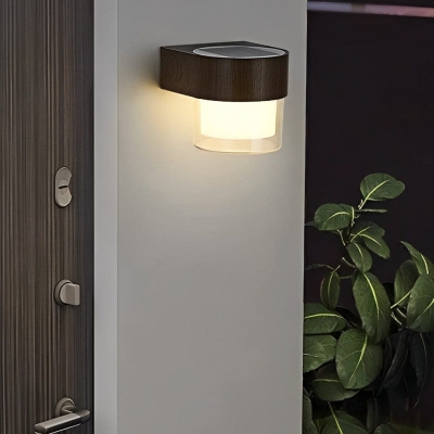 High-Efficiency Solar Wall Lamp with LED Lights, Waterproof, Easy Installation, Energy-Saving for Porch, Patio, Balcony, and Outdoor Use