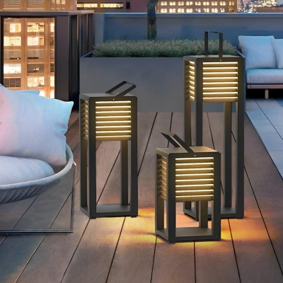 Portable Solar Pathway Light with Handle, Energy Efficient, Durable, and Comfortable Visual Experience for Outdoor and Camping Use