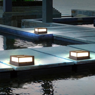 Elegant Solar-Powered Outdoor Garden Lights, Enhance Your Home's Curb Appeal with Stylish Fence, Pool, and Wall Lighting Solutions
