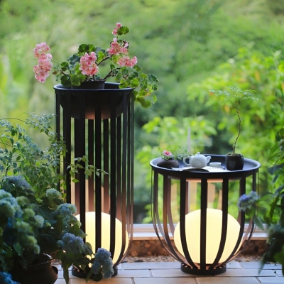 Versatile Solar Outdoor Lantern Table, Waterproof, Rust-Proof, Perfect for Garden Decor and Flower Pots, Creates Warm and Romantic Atmosphere