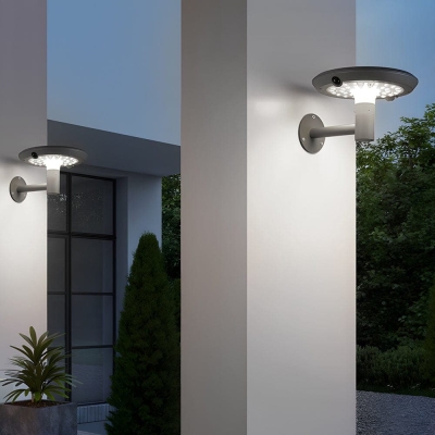 Charming Mushroom-Shaped Waterproof Solar Wall Light with 360&deg; Dual Motion Sensors for Gardens, Patios, Villas, and Facades