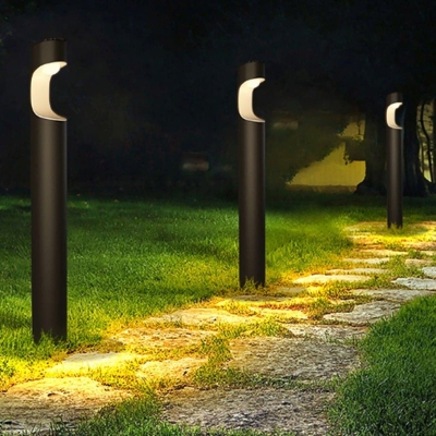 Modern Die-Cast Aluminum Lawn Lamp with Waterproof Design and Energy-Saving LED for Gardens, Courtyards, and Commercial Spaces