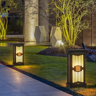Elegant Traditional Grill Design Landscape Lighting with High-Efficiency LED for Warm, Retro-Inspired Garden, Courtyard, and Walkway Illumination