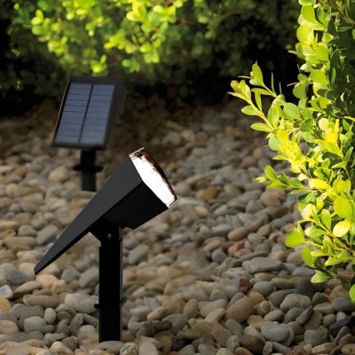 Adjustable Solar Spotlights with High-Efficiency Charging, Auto On/Off, and Brightness Control for Outdoor Landscape, Waterproof &amp; Easy to Install