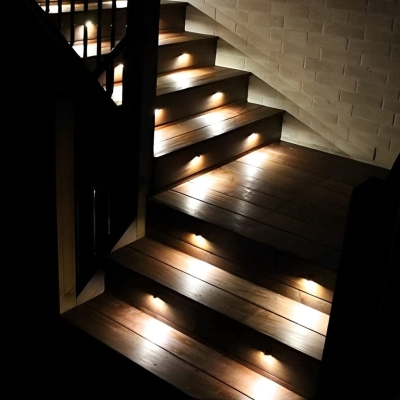 Durable Low Voltage Deck Light with Waterproof and Rustproof Performance, Easy Installation, and Wide Temperature Range, 12 Pack Compatible