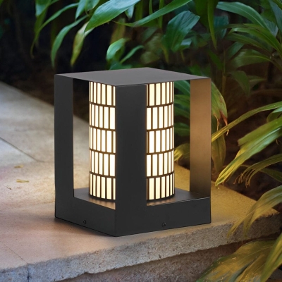Durable Galvanized Outdoor Pathway Light with High Transmittance Acrylic Lampshade, Waterproof, Antirust, and Stylish for Porch, Garden, and Patio
