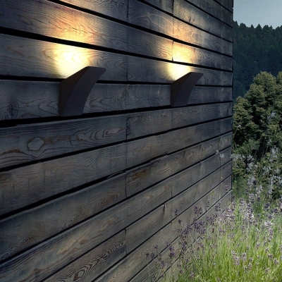 Modern Aluminum Die-Cast Outdoor Wall Lamp with High Color Rendering LED and Waterproof Design for Porch, Garage, Walkway, and Garden
