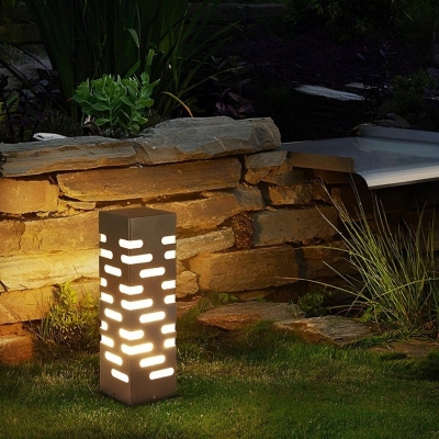 Modern Waterproof Outdoor Light with High Transmittance Acrylic Shade, Perfect for Patio, Backyard, Walkway, or Porch Decoration