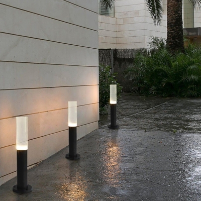 Waterproof Outdoor Lawn Lamp with Acrylic Lampshade, Solid Hardware Base, and Frosted Surface for Garden, Porch, and Pathway Decoration