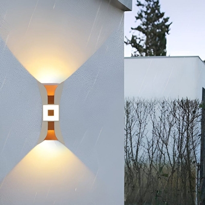 Durable Die-Cast Aluminum and Acrylic Wall Washer Light, Waterproof Outdoor/Indoor Sconce for Balcony, Garden, Entrance, Bedroom, and Corridor