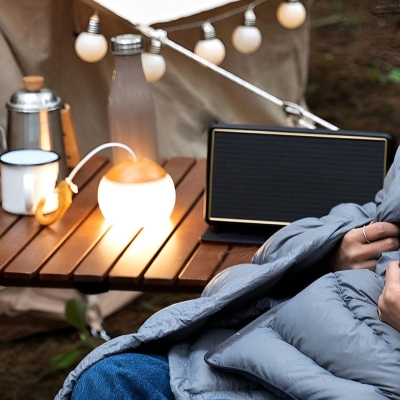 Adjustable Brightness Outdoor Camping Light with USB Charging, 12-Hour Battery Life, and Streamlined Hook Handle for Easy Portability