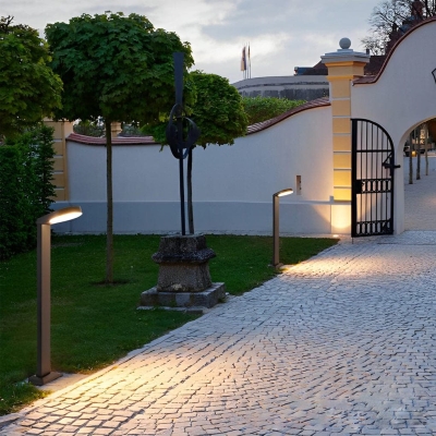 Sleek and Durable Aluminum LED Garden Light with High-Temperature Resistance, Energy-Saving Waterproof Pathway Lamp, and Long-Lasting Acrylic Lampshade