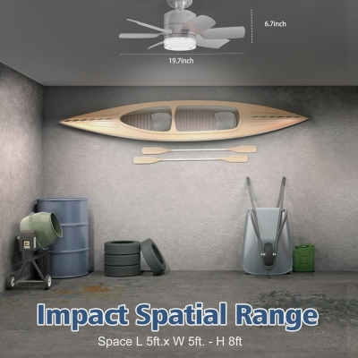 20 in. Screw In Ceiling Fan Light, Socket Fan Light, Small Ceiling Fan with Lights and Remote, Mini Ceiling Fan for Bedroom Kitchen and Small Room