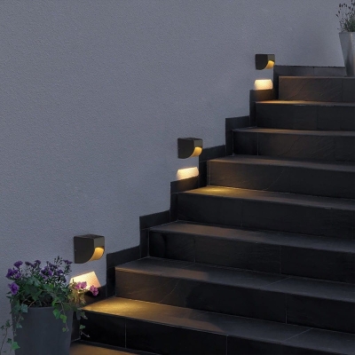 Bright Outdoor Wall Light with Wide Illumination Range, Transparent Glass Lampshade, and Built-in LED for Courtyard, Hall, Balcony, and Garden