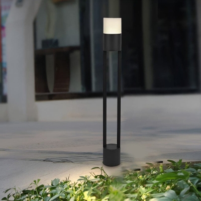 Durable Aluminum Die-Casting Outdoor Pathway Light with Hidden Waterproof Switch, Bright Acrylic Shade, Dust and Rust Proof for Various Outdoor Scenes