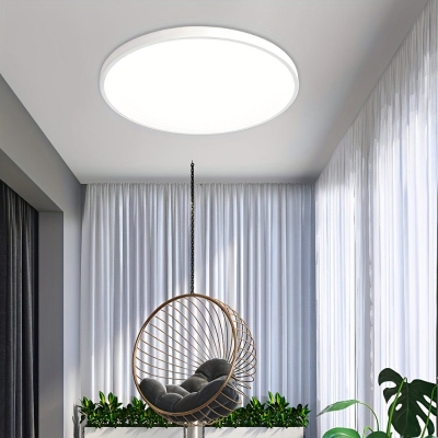 Set of 2 LED Flush Mount Ceiling Light Fixture, Round Thin Flat Mounted Lamp and Ceiling Lamp for Bedroom Kitchen