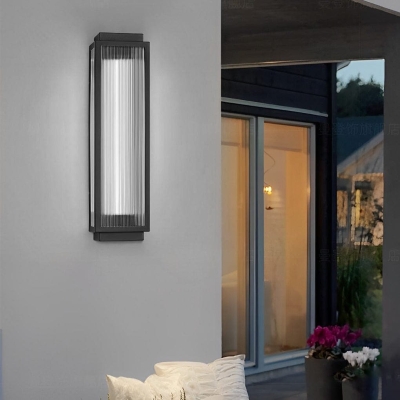 Durable Stainless Steel LED Outdoor Wall Light with Modern Design, Rustproof, High Brightness, Ideal for Porch and Exterior Decoration