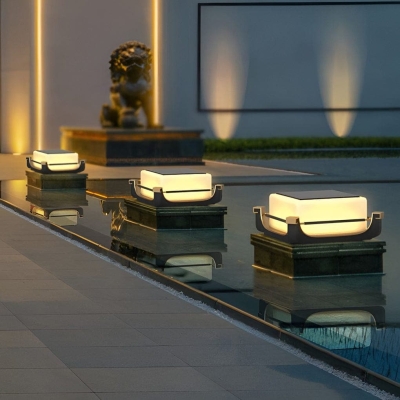 Durable Stainless Steel Solar Outdoor Light, High Temperature Resistant, Waterproof, Rust Proof, Energy Saving LED for Courtyard, Gate, Fence, Villa, Lawn