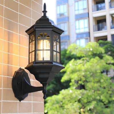 European Style Outdoor LED Wall Lamp, Rustproof, Waterproof Die Cast Aluminum with E27 Socket for Easy Bulb Installation and Replacement