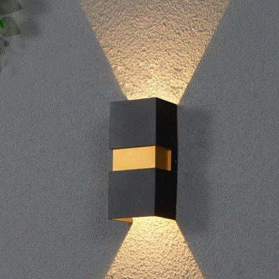 Durable Stainless Steel Outdoor Wall Light with Sealed Rubber Ring for Weather Resistance, High Color Rendering Up and Down Lighting Porch Lamp