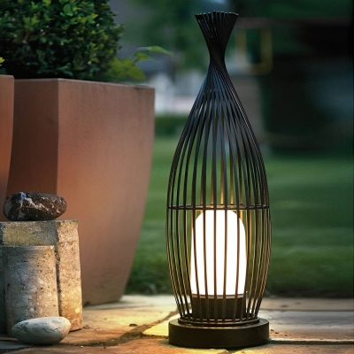 Durable Stainless Steel Landscape Lighting with Creative Design, Frosted Body, and High Light Transmission for a Warm, Romantic Courtyard Atmosphere