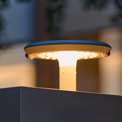 Eco-Friendly Dual Motion Sensor Solar Pillar Lights, Durable Aluminum, Sleek Gray Finish for Gardens, Lawns, and Community Areas