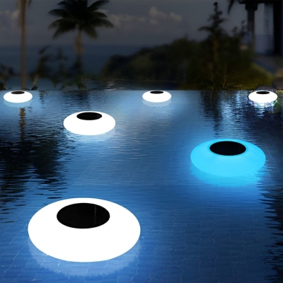 Automatic Solar Pool Light with Remote Control, IP67 Waterproof, Adjustable Brightness and Color Modes, Ideal for All Weather Conditions