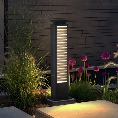 Durable Stainless Steel Pathway Lights with Built-in LED, Waterproof and Rust-Proof, Ideal for Patios, Gardens, and Outdoor Spaces