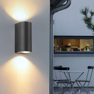 High CRI Outdoor Wall Light, Aluminum Sconce with IP65 Waterproof Design, Energy-Saving LED, and Anti-Oxidation for Warm, Comfortable Ambiance