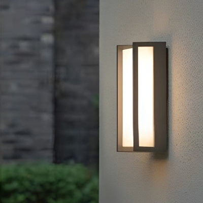 Waterproof Minimalist Outdoor Wall Light with Bright LED, Energy-Saving, No Glare, Eye-Friendly, Perfect for Villa, Patio, Hallway, Balcony