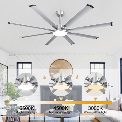 74 in. Large Ceiling Fans, Remote Control Ceiling Fan and Light, Contemporary Ceiling Fans