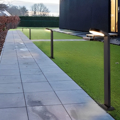 Sleek and Durable Aluminum LED Garden Light with High-Temperature Resistance, Energy-Saving Waterproof Pathway Lamp, and Long-Lasting Acrylic Lampshade