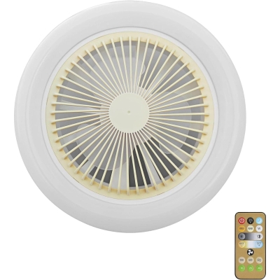10 in. Screw In Ceiling Fan, Remote Control Fan for Small Rooms, Dimmable Light Socket Fan, Small Ceiling Fan with Light