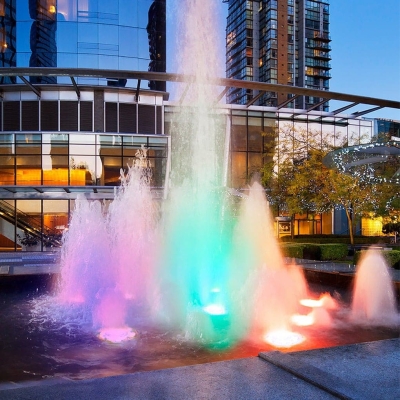 Waterproof Underwater Pool Lights with Hollow Design for Fountains, Swimming Pools, and Ponds, Available in White, Warm, and Colored Light Options